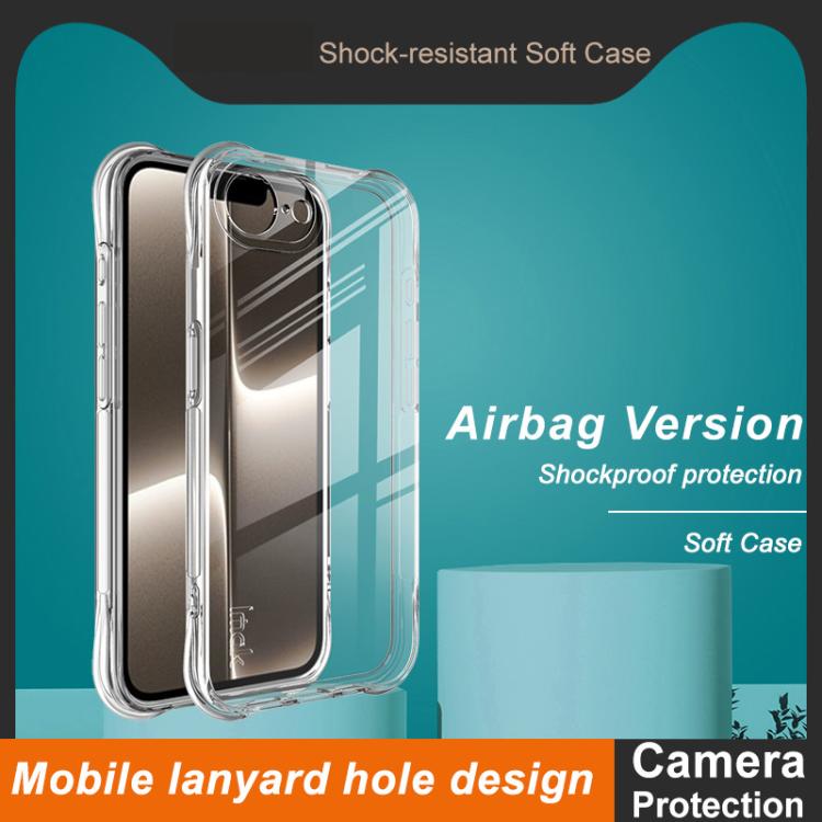 Caja del teléfono de TPU con airbag a prueba de golpes imak, For iPhone 16e / 17e, For iPhone 16 Pro Max, For iPhone 16 Pro, For iPhone 16