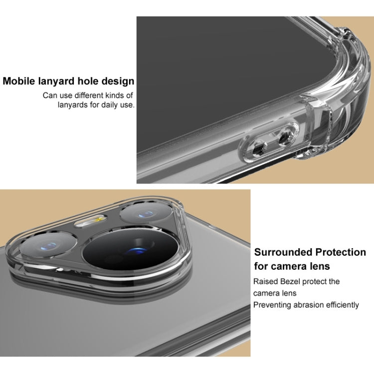 Caja del teléfono de TPU con airbag a prueba de golpes imak, For iPhone 16e / 17e, For iPhone 16 Pro Max, For iPhone 16 Pro, For iPhone 16