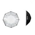 Softbox octagonal Godox para flash Speedlite, luz de estudio para fotografía, Softbox con montura Bowens, 95cm, 120cm, 140cm