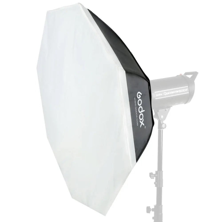 Softbox octagonal Godox para flash Speedlite, luz de estudio para fotografía, Softbox con montura Bowens, 95cm, 120cm, 140cm