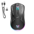 ONIKUMA CW917 RGB 4800DPI Modo dual con cable + Ratón inalámbrico de 2,4 GHz, CW917 (Black), CW917 (White)