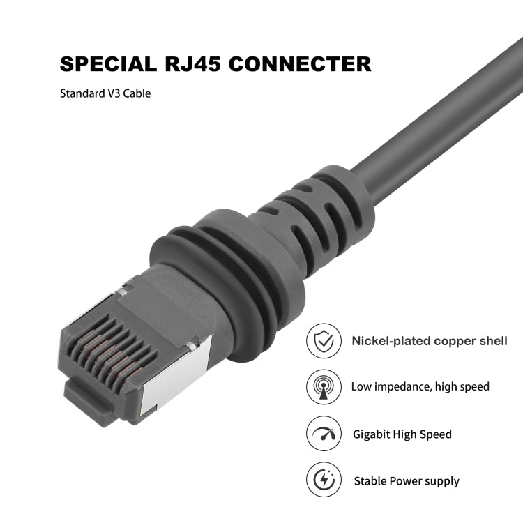 Cable Ethernet dedicado por satélite para Starlink Actuated Gen 3, 9.2m, 23m, 30.5m, 46m