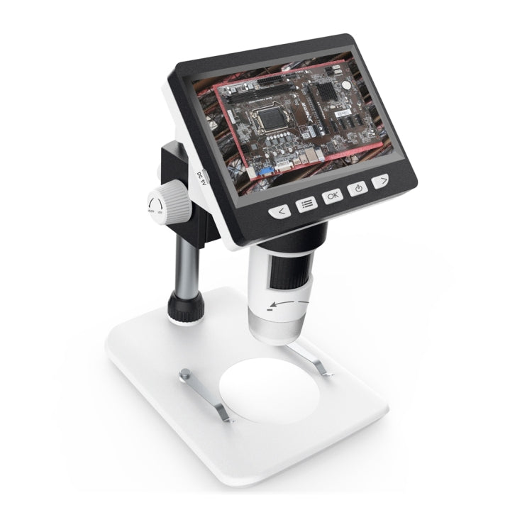 0-40 mm 1080P Pantalla LCD de 4,3 pulgadas Industria de reparación de teléfonos móviles Microscopio electrónico didital HD