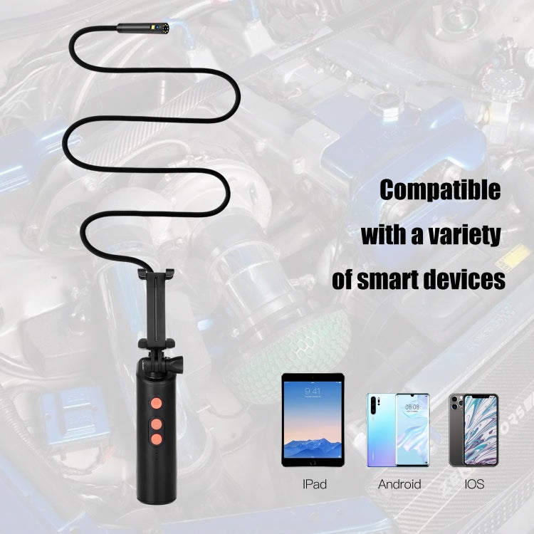 F280 1080P IP68 Cámara dual impermeable WiFi Endoscopio digital, 2m Hard Cable, 5m Hard Cable, 10m Hard Cable
