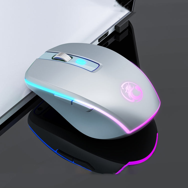 Ratón inalámbrico para juegos silencioso con Bluetooth y modo dual de 6 teclas iMICE G903