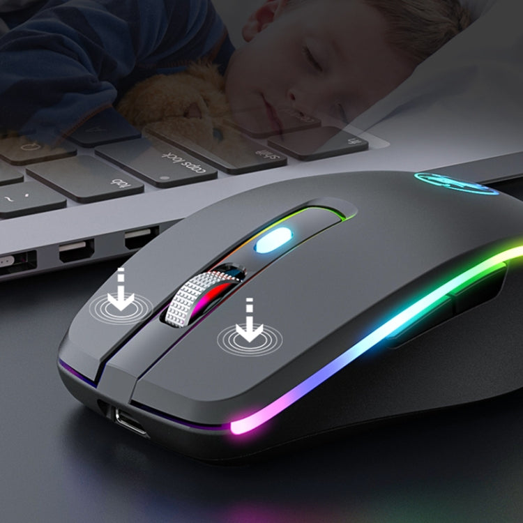 Ratón inalámbrico para juegos silencioso con Bluetooth y modo dual de 6 teclas iMICE G903