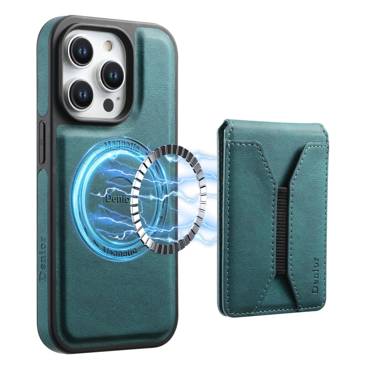 Funda para teléfono con ranura para tarjetas extraíble y tacto agradable Denior D17 Skin Feel MagSafe, For iPhone 12 Pro Max