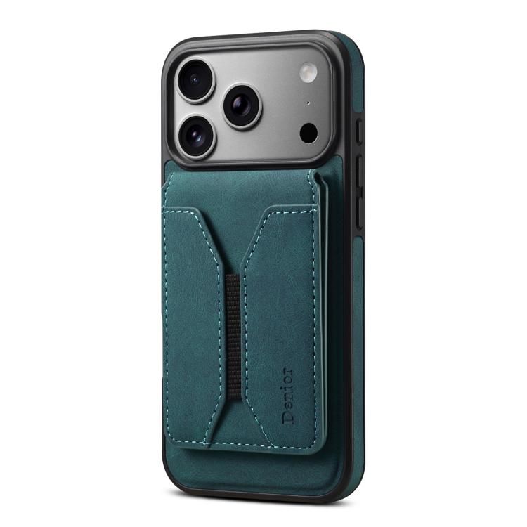Funda para teléfono con ranura para tarjetas extraíble y tacto agradable Denior D17 Skin Feel MagSafe, For iPhone 17 Pro Max, For iPhone 17 Pro, For iPhone 16 Pro Max, For iPhone 16 Pro, For iPhone 16 Plus, For iPhone 16, For iPhone 15 Pro Max         ...