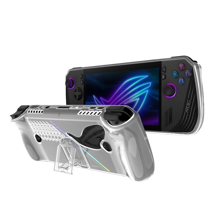 Funda protectora transparente de TPU con soporte, For ASUS ROG Ally X