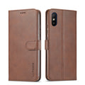 LC.IMEEKE Estuche de cuero con tapa horizontal con textura de becerro con soporte y ranuras para tarjetas y billetera, For Xiaomi Redmi 9A, For iPhone 12 mini, For iPhone 12 / 12 Pro, For iPhone 12 Pro Max
