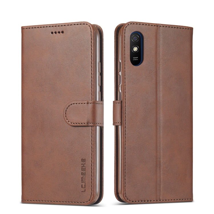 LC.IMEEKE Estuche de cuero con tapa horizontal con textura de becerro con soporte y ranuras para tarjetas y billetera, For Xiaomi Redmi 9A, For iPhone 12 mini, For iPhone 12 / 12 Pro, For iPhone 12 Pro Max