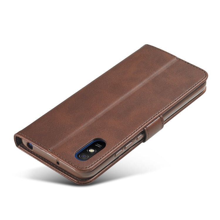 LC.IMEEKE Estuche de cuero con tapa horizontal con textura de becerro con soporte y ranuras para tarjetas y billetera, For Xiaomi Redmi 9A, For iPhone 12 mini, For iPhone 12 / 12 Pro, For iPhone 12 Pro Max