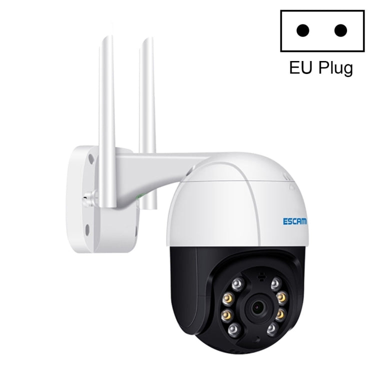 ESCAM QF518 Cámara IP WiFi inteligente de 5MP, compatible con detección de humanos AI / seguimiento automático / visión nocturna de doble luz / almacenamiento en la nube / audio bidireccional / tarjeta TF, EU Plug, US Plug, UK Plug, AU Plug