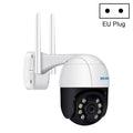ESCAM QF518 Cámara IP WiFi inteligente de 5MP, compatible con detección de humanos AI / seguimiento automático / visión nocturna de doble luz / almacenamiento en la nube / audio bidireccional / tarjeta TF, EU Plug, US Plug, UK Plug, AU Plug