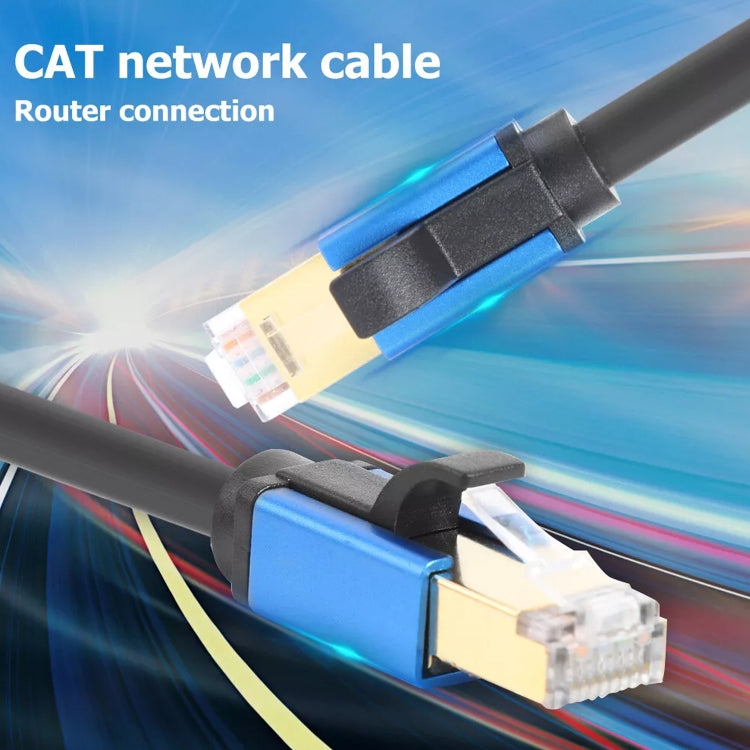 Cable de red LAN Ethernet para enrutador y conmutador de computadora de cobre puro CAT8e, 1m, 2m, 3m, 5m, 8m, 10m, 15m, 20m, 30m
