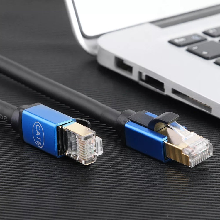 Cable de red LAN Ethernet para enrutador y conmutador de computadora de cobre puro CAT8e, 1m, 2m, 3m, 5m, 8m, 10m, 15m, 20m, 30m