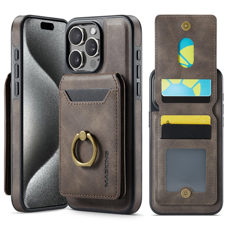 Funda para teléfono con tapa trasera RFID y billetera desmontable MagSafe DG.MING K1, For iPhone 15 Pro Max, For iPhone 15 Pro, For iPhone 15 Plus, For iPhone 15, For iPhone 14 Plus, For iPhone 14, For iPhone 14 Pro, For iPhone 14 Pro Max              ...