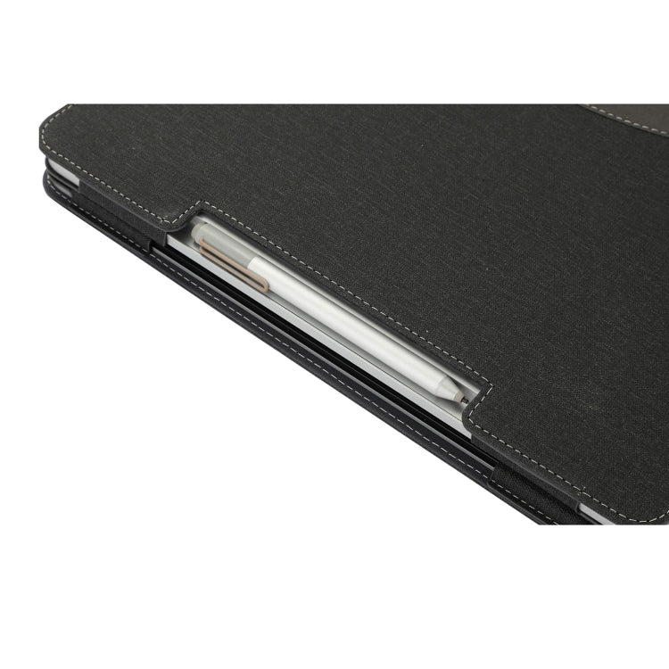 Funda protectora para portátil de cuero con textura de tela de algodón, For Microsoft Surface Laptop Studio 2
