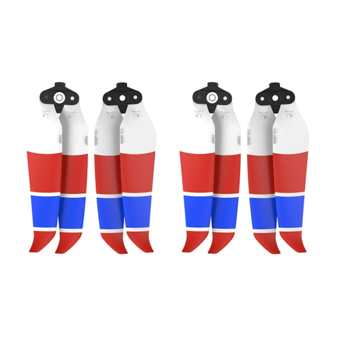 2 pares Sunnylife 7238F-3C para DJI Mavic Air 2 hélices de liberación rápida de dos colores de bajo ruido de doble cara