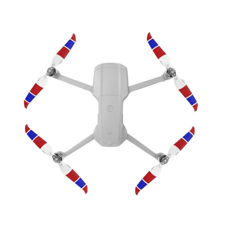 2 pares Sunnylife 7238F-3C para DJI Mavic Air 2 hélices de liberación rápida de dos colores de bajo ruido de doble cara