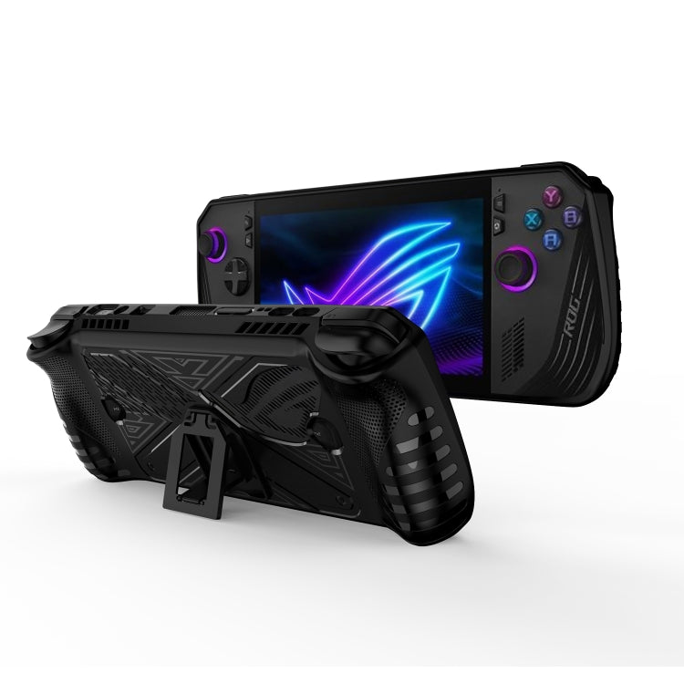 Funda protectora de TPU para consola de juegos con soporte, For ASUS ROG Ally X