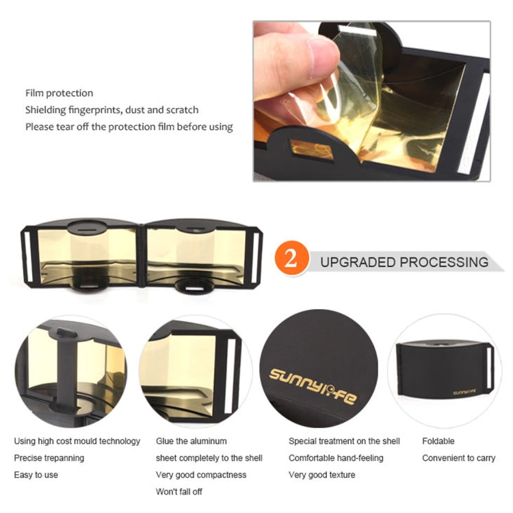 Sunnylife MV-ZC601 para DJI Mavic Air / DJI Mavic Mini Control Remoto Hood Mirror Range Extender