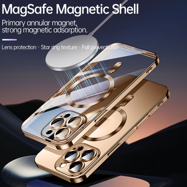 Funda blanda para teléfono SULADA MagSafe Plating TPU a prueba de golpes, For iPhone 16 Pro Max, For iPhone 16 Pro, For iPhone 16 Plus, For iPhone 16