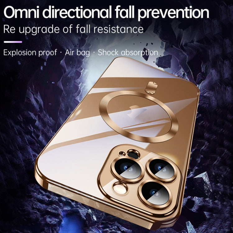 Funda blanda para teléfono SULADA MagSafe Plating TPU a prueba de golpes, For iPhone 16 Pro Max, For iPhone 16 Pro, For iPhone 16 Plus, For iPhone 16