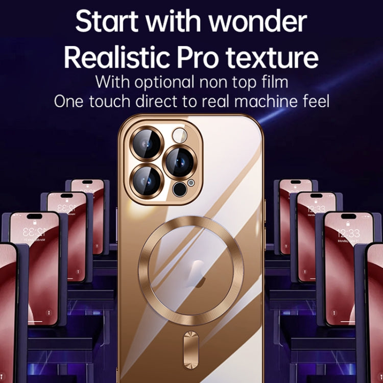 Funda blanda para teléfono SULADA MagSafe Plating TPU a prueba de golpes, For iPhone 16 Pro Max, For iPhone 16 Pro, For iPhone 16 Plus, For iPhone 16