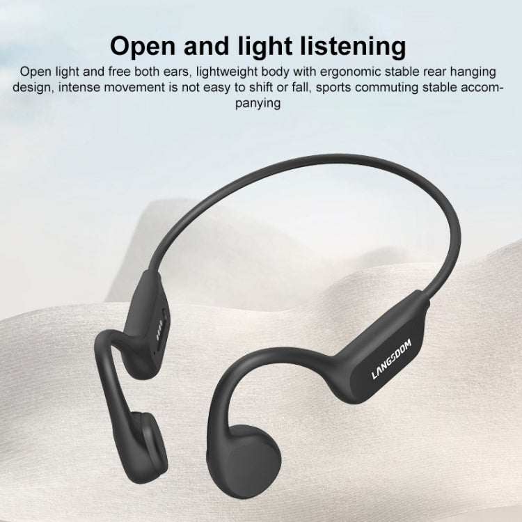 Audífonos deportivos Bluetooth impermeables de conducción ósea Langsdom BE17