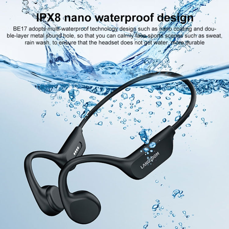 Audífonos deportivos Bluetooth impermeables de conducción ósea Langsdom BE17