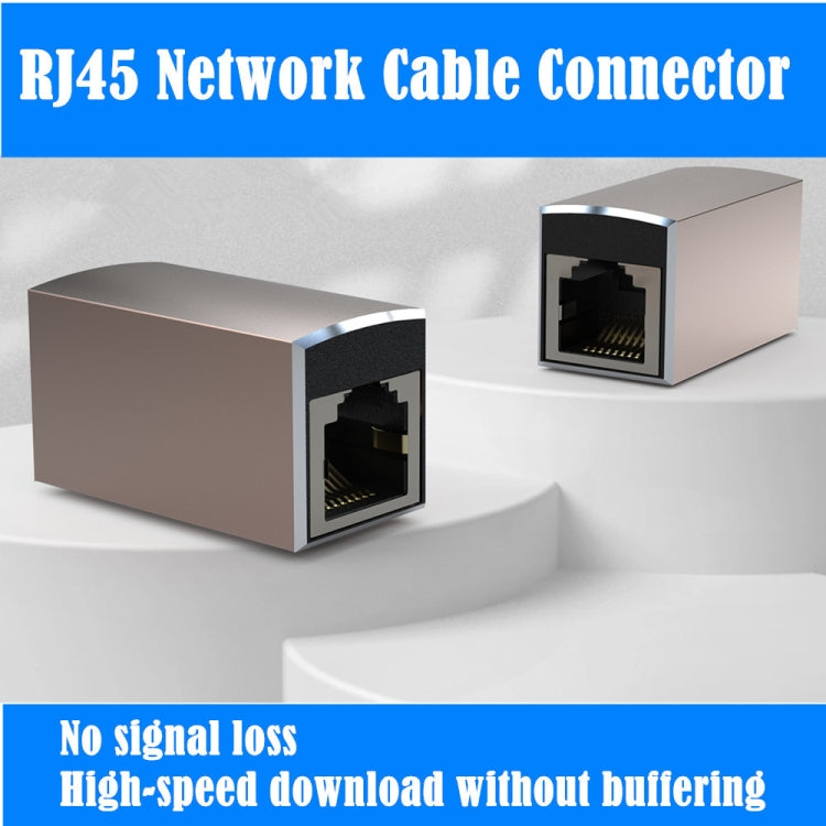 Adaptador extensor de cable Ethernet Cat8/Cat7/Cat6/Cat5 de 10 Gbps con acoplador en línea RJ45 hembra a hembra