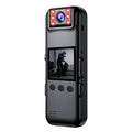 Grabadora de video HD A82 con lente giratoria y visión nocturna por infrarrojos, WiFi y clip trasero, A82