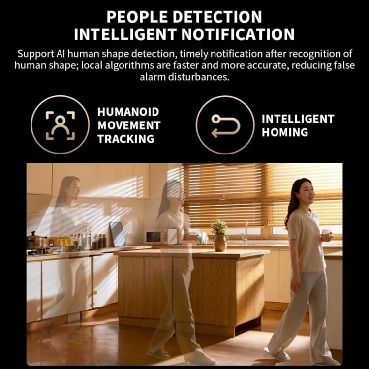 Cámara inteligente original Xiaomi C700 4K con ángulo de visión de 360 grados, visión nocturna a todo color, cámara con inteligencia artificial, US Plug