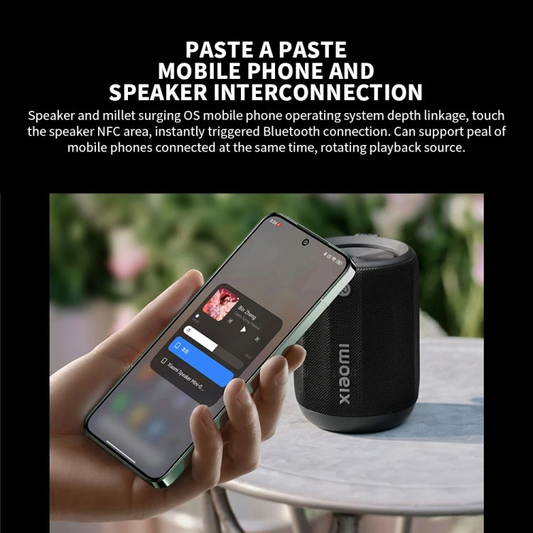 Minialtavoz Bluetooth Xiaomi compatible con conexión NFC