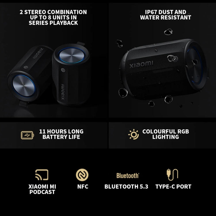 Minialtavoz Bluetooth Xiaomi compatible con conexión NFC