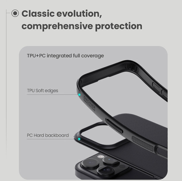 Funda magnética para teléfono Magsafe Frosted Shield Pro de NILLKIN, For iPhone 16 Pro Max, For iPhone 16 Pro