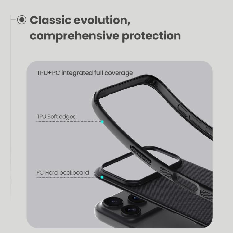 Funda magnética para teléfono Magsafe Frosted Shield Pro de NILLKIN, For iPhone 17e / 16e, For iPhone 17 Pro Max, For iPhone 17 Pro, For iPhone 17, For iPhone Air, For iPhone 16 Plus, For iPhone 16