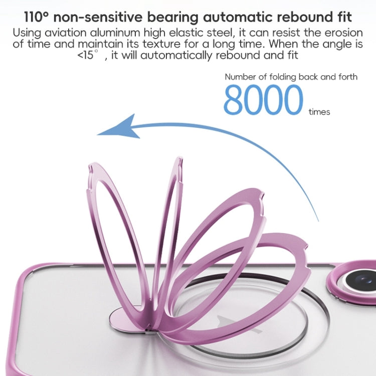 Estuche híbrido de TPU para teléfono con soporte para PC Magsafe de ZGA, For iPhone 16 Pro Max, For iPhone 16 Pro