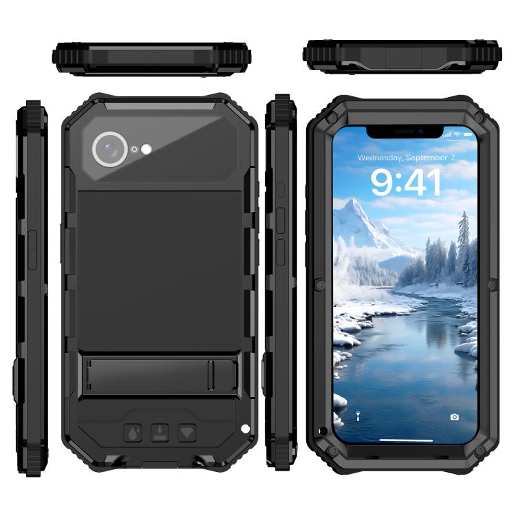 Estuche para teléfono resistente al agua, al polvo y a los golpes R-JUST Life, For iPhone 17e / 16e, For iPhone 17 Pro Max, For iPhone 17 Pro, For iPhone 17, For iPhone 16 Pro Max, For iPhone 16 Plus, For iPhone 15 Pro Max, For iPhone 15 Plus