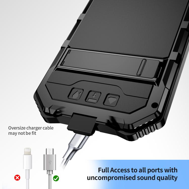 Estuche para teléfono resistente al agua, al polvo y a los golpes R-JUST Life, For iPhone 17e / 16e, For iPhone 17 Pro Max, For iPhone 17 Pro, For iPhone 17, For iPhone 16 Pro Max, For iPhone 16 Plus, For iPhone 15 Pro Max, For iPhone 15 Plus