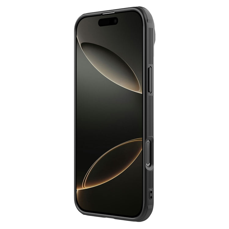 Funda para teléfono translúcida para PC NILLKIN CamShield Prop, For iPhone 16 Pro Max, For iPhone 16 Pro