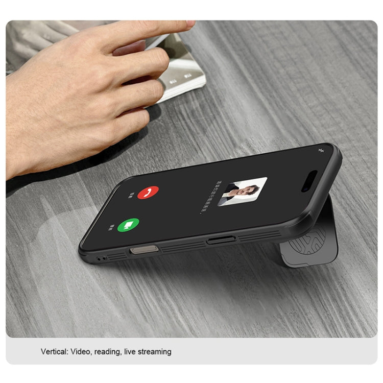 Funda para teléfono translúcida para PC NILLKIN CamShield Prop, For iPhone 16 Pro Max, For iPhone 16 Pro