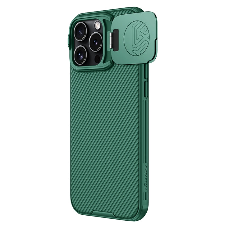 Estuche para teléfono con textura de espejo en forma de CD de NILLKIN Black Mirror Prop, For iPhone 16 Pro Max, For iPhone 16 Pro