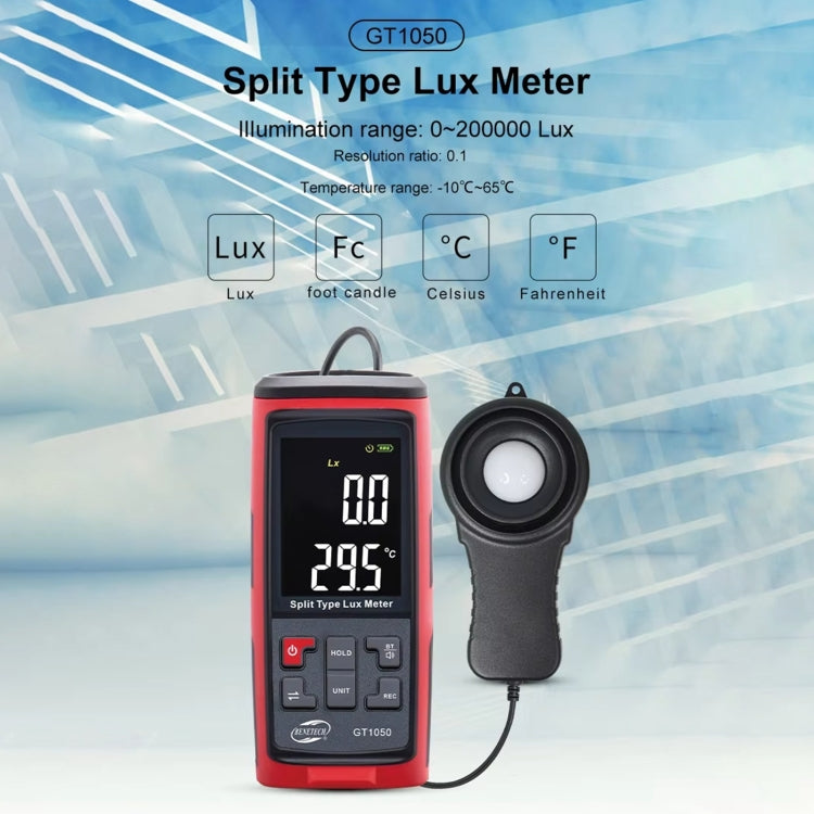 Luxómetro digital profesional BENERECH GT1050