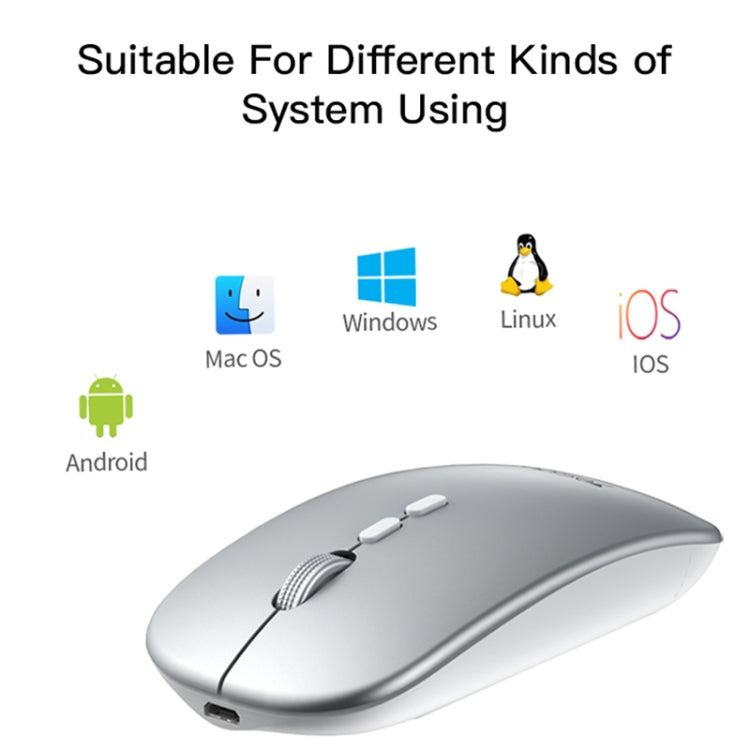 Ratón óptico inalámbrico recargable Yesido KB15 Slim 2.4G, KB15
