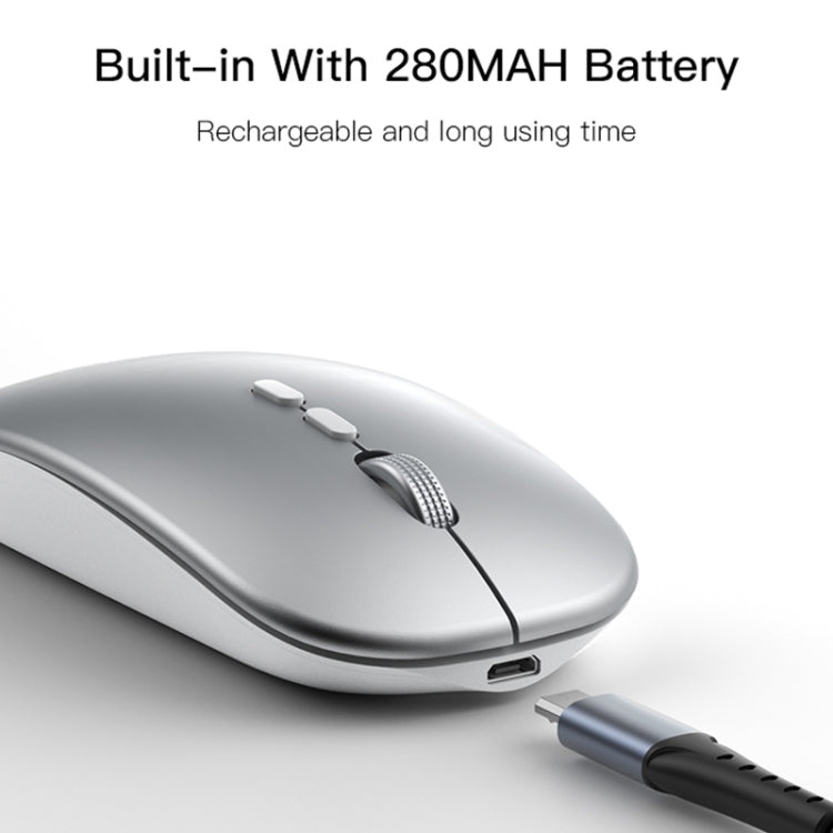 Ratón óptico inalámbrico recargable Yesido KB15 Slim 2.4G, KB15