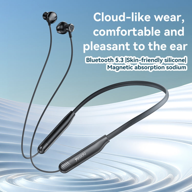 Auriculares inalámbricos con Bluetooth y banda para el cuello magnética Yesido YSP20, YSP20