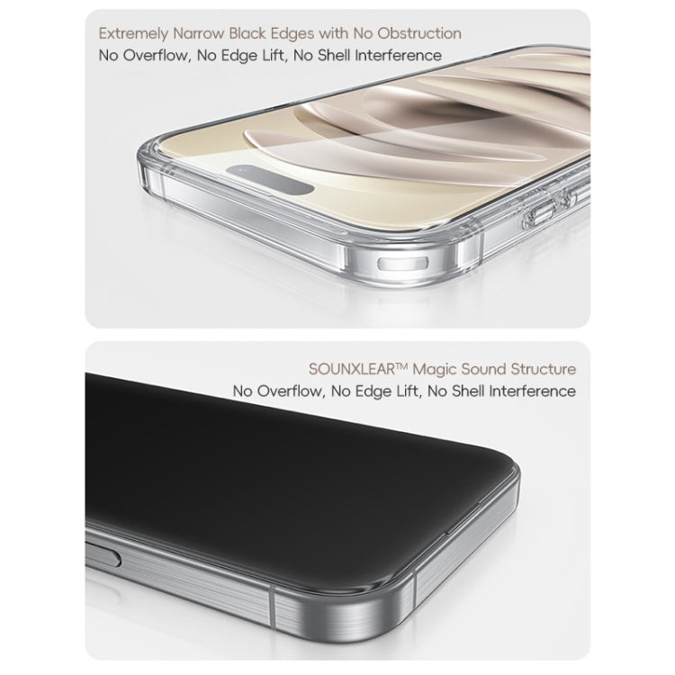 Película de vidrio templado antirreflejo Corning AR de la serie King Kong de Benks, For iPhone 16 Pro Max, For iPhone 16 Pro, For iPhone 16 Plus, For iPhone 16