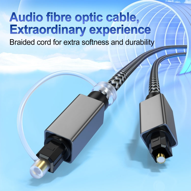 Cable de audio óptico digital Toslink macho a macho de 5,0 mm de diámetro exterior, 1m, 1.8m, 3m, 5m